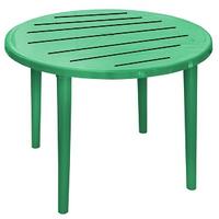 Стол сад.кругл.зелен.(Дв)